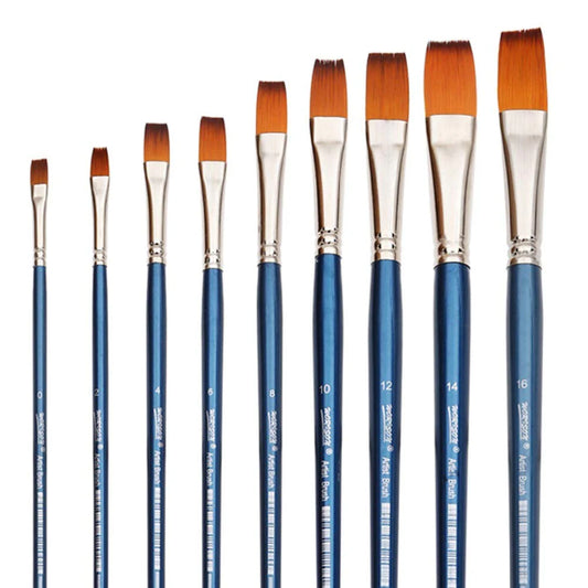 Flat Brush – 9 pcs