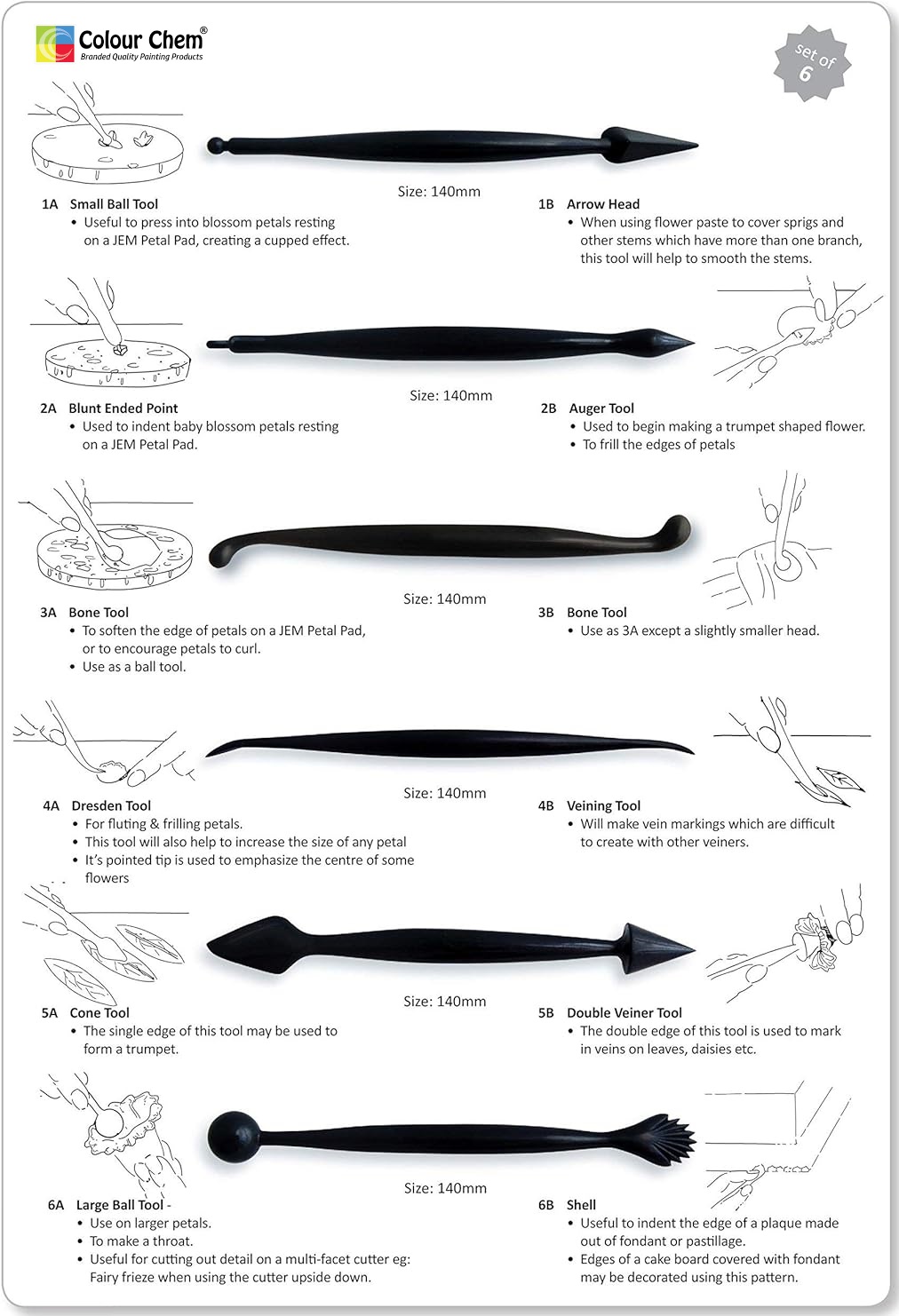 Ceramic Tools - 1 to 6