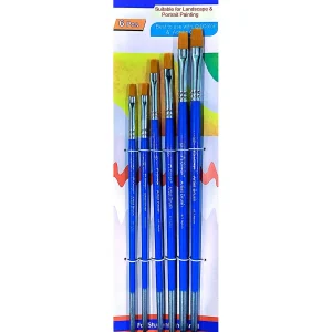 Flat Brush - 6 pcs